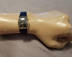 Buy Vintage Lord Elgin 10K Gold Filled Rectangular Black ...