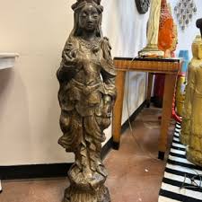 Vintage Goddess Guan Yin Sculpture- Austin Productions | Second Hand Stories - Ashbury Park, NJ | ATTIC