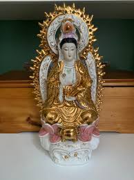 A Japanese Porcelain Deity Goddess Budha 13” Tall - Etsy Australia