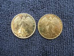 2 Guardian Angel Pocket Medal Coin lucky Token and Prayer ...
