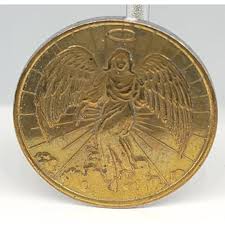 Guardian Angel Token Coin Medal Gold Tone | Mercari