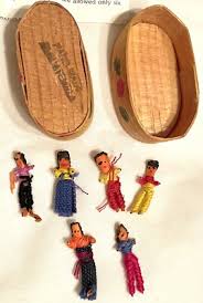 Vintage Guatemalan Mini Worry Trouble Dolls in box Authentic 1”Tall | eBay Australia