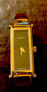 Genuine Gucci Watch 1500 Women's Black X Gold-NICE! | eBay