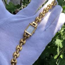 RARE VINTAGE GUCCI 1800L Interchangeable Strap Bracelet Type ...