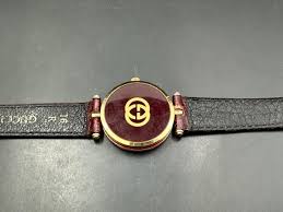 Vintage Gucci 2000m GP Burgundy Dress Watch | eBay