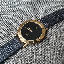 Gucci 3000M 18K Gold Plated Men's Watch (A305) | eBay