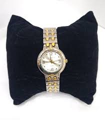 Vintage Geneva Women's Watch Gold Silver Quartz Deco Analog ...