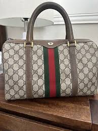Gucci Speedy Vintage Brown Leather Boston Bag Pre owned ...