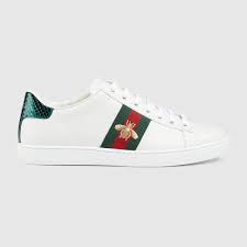 White Women's Ace Embroidered Trainers | GUCCI® US