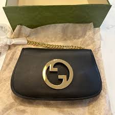 Gucci | Bags | Gucci Blondie New With Box And Bag Black ...