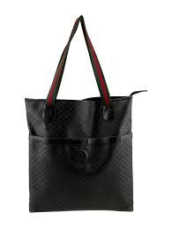 Gucci GG Canvas Tote - Black Totes, Handbags - GUC1761746 ...
