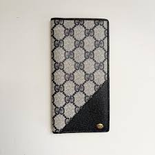 Gucci Vintage GG Logo Pattern Long Wallet Card Holder - Etsy