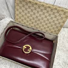 GUCCI Shoulder bag interlocking leather | eBay