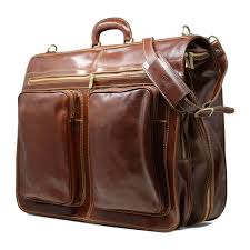 Floto Venezia Italian Leather Garment Bag Weekender Suit ...