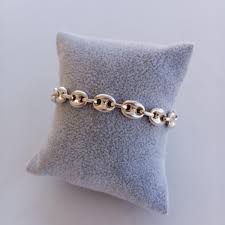 Mariner Bracelet, 925 Sterling Silver Anchor Link, Hollow Chain Bracelet, Gift Bracelet for Women and Men, Unisex Jewelery, 8 Mm. - Etsy