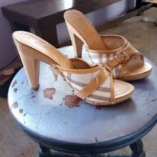 Burberry | Shoes | Burberry Nova Check Mules Size 39 | Poshmark