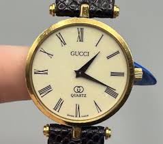 Vintage Gucci Sherry Line 30mm White Dial Swiss Made Round Men's Watch | eBay