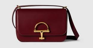 Gucci Siena small shoulder bag in Rosso Ancora red leather ...