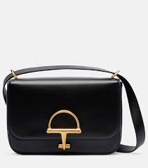 Siena Small leather shoulder bag in black - Gucci | Mytheresa