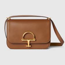 Gucci Siena small shoulder bag in brown leather | GUCCI® US