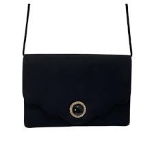 Columbine | Bags | Columbine Black Evening Bag With Pretty ...