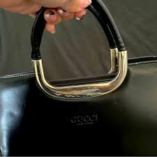Gucci | Bags | Vintage Leather Gucci Handbag | Poshmark
