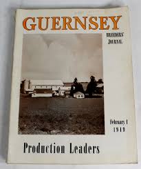 Guernsey Breeders Journal February 1, 1949 Cow Calf Bull ...