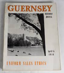 Guernsey Breeders Journal April 15, 1946 Cow Calf Bull Farms ...