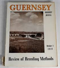 Guernsey Breeders Journal October 1, 1949 Cow Calf Bull ...