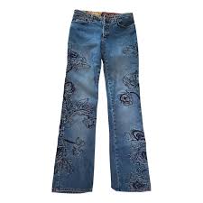 Straight jeans Roberto Cavalli Blue size 22 US in Denim - Jeans - 25977831