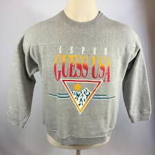 Minty Vintage GUESS Aspen Colorado Ski Sweatshirt 80s 90s ...