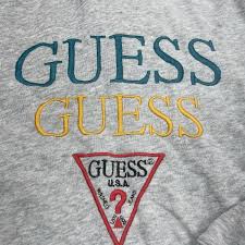 Guess Los Angeless Embroidered Logo Men's Pullover Hoodie ...