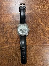 Kenneth Cole Reaction Men's Chronograph/Electric Black leather Band Watch Rk1371 | eBay