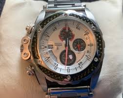 Vintage Mens Festina Chronograph Divers Brushed Steel Watch - Etsy Canada