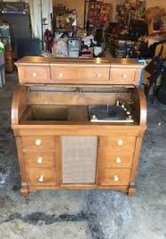 1959 GUILD “New Englander” AM/FM Record player roll top desk ...