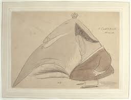 BEERBOHM | "A Constitutional Monarch" [Edward VII], ink and ...