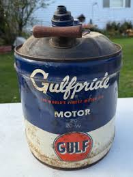 Gulf Motor Oil Cans for sale | eBay