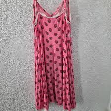 Strawberry Slip Dress - Hot Topic Open to... | Depop