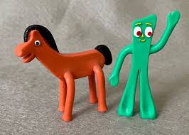 NEW Gumby & Pokey Set Mini 3 inch Bendable Figures. FUN. Vintage | eBay