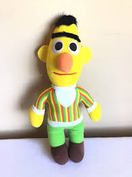 Vintage Unbranded Sesame Street Burt Cartoon Plush Stuffed ...