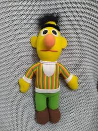 Vintage 10" Tall Sesame Street Bert Plush C. 1985 Playskool ...