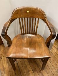 B.L Marble Chair Co Jury Banker Courthouse Library Office Captain's Chair | eBay