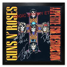Guns and Roses Appetite for Destruction Rare Fully Signed ...