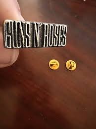 GUNS N ROSES Pistol Pin Vintage Concert Memorabilia Hat ...