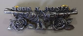Rare GUNS N ROSES Original Vintage Metal Pin Dead Stock ...
