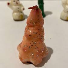 Lot of 4 Vintage 3”-5" Novelty Christmas Candles Gurley Snow ...