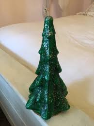 Vintage GURLEY Christmas Tree Candle Jumbo Size Green ...