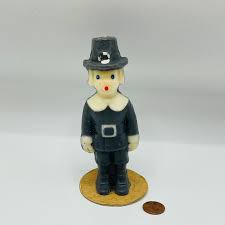 Vintage Gurley Pilgrim Wax Candle Thanksgiving Founders Day ...