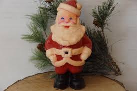 Large Vintage Gurley Santa Candle - Etsy
