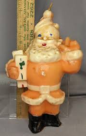 Vintage Gurley Santa Christmas Candle Large 7" Holding ...